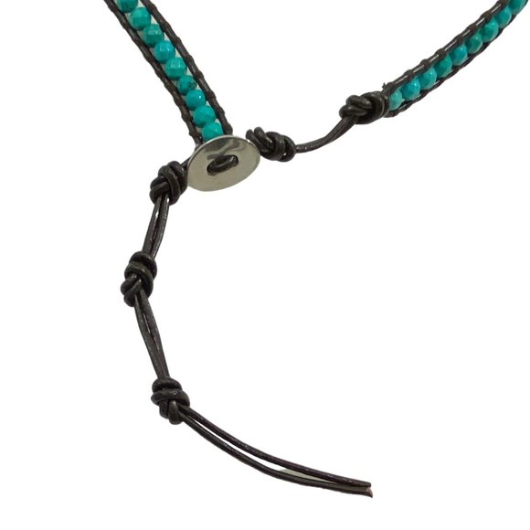 Wrap Bracelet Beads & Leather - Picture 2 of 3